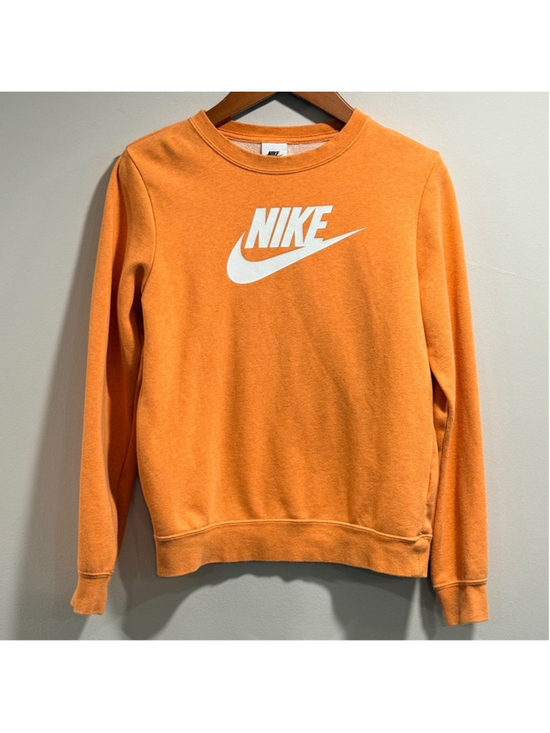 Nike Tops - Nike Women’s Heather Orange‎ Sweatshirt with White Logo Size XS